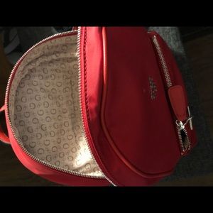 Guess red mini backpack
